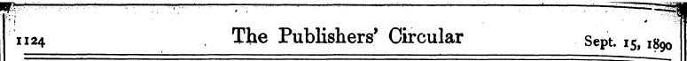 H24 , The Publishers' Circular Sept. 151...