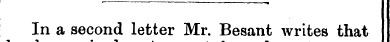^ : = " — > —¦* In a second letter Mr. B...