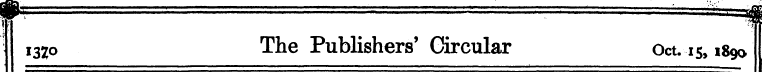 f . ' ' i 1370 The PublishersCircular Oc...