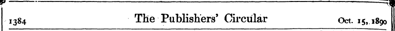 1384 The Publishers' Circular Oct. 15,18...