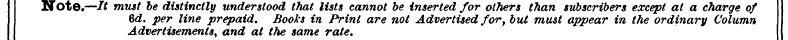 XI Ote.—It must 6d. be per distinctly li...