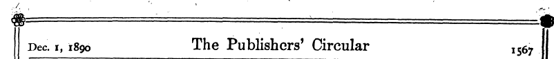 <§==== It Dec i, 1890 The Publishers' Ci...