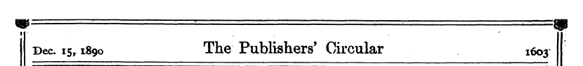 w m Dec. 15,1890 The Publishers' Circula...