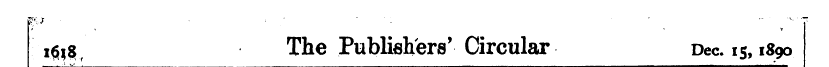 i$jg The Publkh'ers' Circular Dec. 15,18...