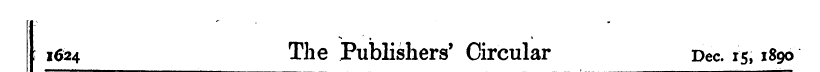 1624 The Publishers' Circular Dec. 15,18...