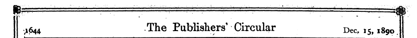 v i644 The Publishers' Circular DeC5 , 5...