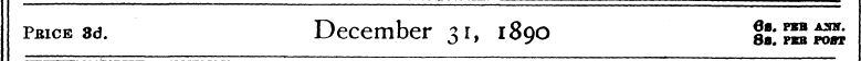 pbice 3d. December 31, 1890 il:™£2i