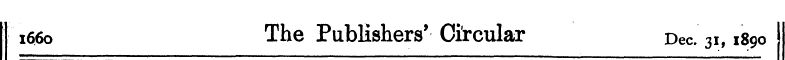 1660 The Publishers' Circular Dec. 31,18...