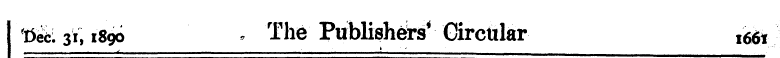 «eci 31,1890 * The Publishers' Circular ...