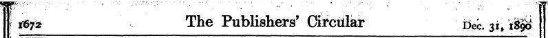I i«7i The Publishers' Circular r^. 3 i(...