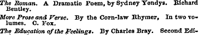 The Roman. A Dramatic Poem, by Sydney Ye...