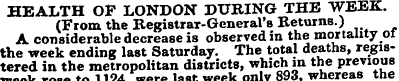 HEALTH OF LONDON DURING THE WEEK. (From ...