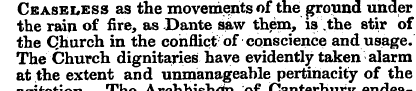 Ceaseless as the movements of the ground...