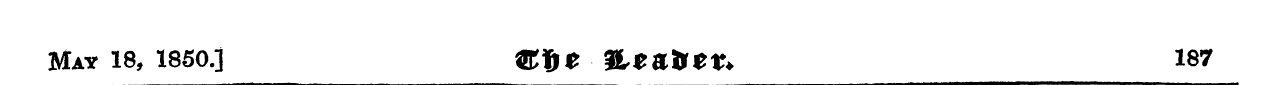 May 18, 1850.] IRtyt &*&&$¥+ 187