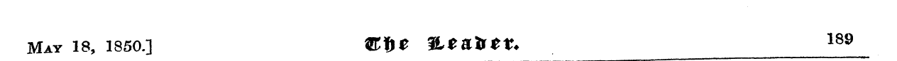 May 18, 1850.] &!><> %t&iltt. 189