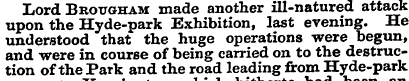 Lord Brougham made another ill-natured a...