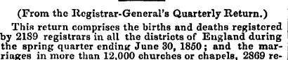 (From the Registrar-General's Quarterly ...