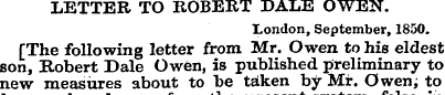 LETTER TO ROBERT DALE OWEN. London, Sept...