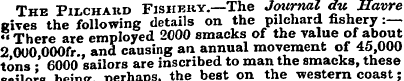 The Pilchard Fishery.—The Jmirnal du Hav...