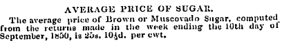 AVERAGE PRICE OF SUGAlt. The average pri...