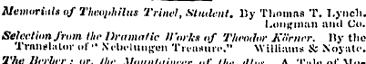 Memorials of Thuophiltts Trine!, Student...