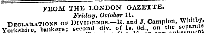 1 FHOM THE LONDON GAZETTE. Friday, Octob...
