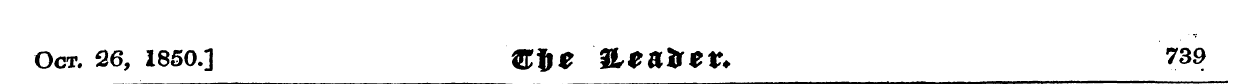 Oct. 26, 1850.] ®f)$ Stlftftir* 739