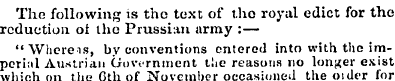 The following is the text of the royal e...
