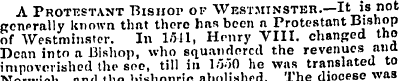 A Protestant Bishop of Westminster.— It ...