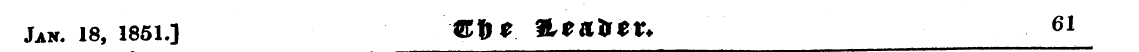 Jan. 18, 1851.] «tt t *»»»<*> ^ 61