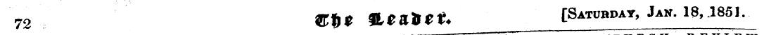 72 ffj* HEatl?* [Saturday, Jan. 18,1851.