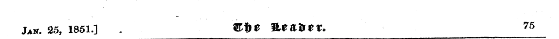 Jan. 25, 1851.] . ®t>e VLtatttt. ^ 75 ^