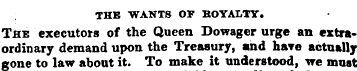 THE WAKTS OF HOYALTY. The executors of t...