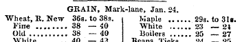GRAIN, Mark-lane, Jan. 24. Wheat, R. New...