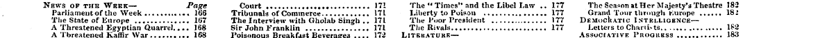 News of the Week— -Page Court 171 The " ...