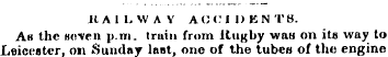 11A1I..WAY ACCIDENTS. Ah the woven p.m. ...
