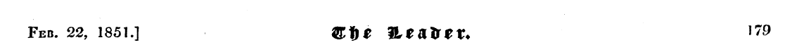 Feb. 22, 1851.] ^L%t ILf atrft* ]79