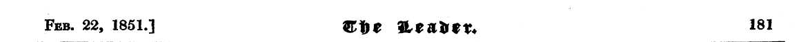 Feb. 22, 1851.] &f) t &*&&*?* 181