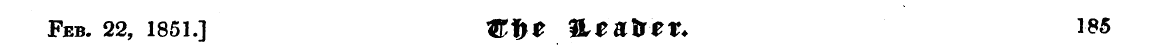 Feb. 22, 1851.] 1tf>t freakST. IBS