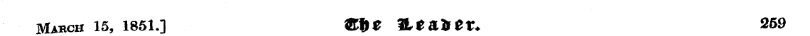 March 15, 1851.] W&Z ILt&XltT. 259