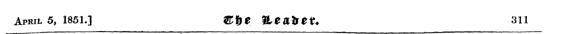 April 5, 1851.] &!) * fLlftfret* 311