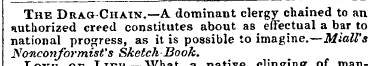 The Drag Chain.—A dominant clergy chaine...