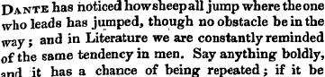 Dante has noticed how sheep all jump whe...