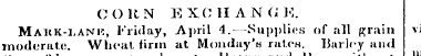 CORN EXCIIAN(iK Makk-UNK, Friday, April ...