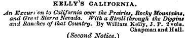 kelly's California. An Excur.i en to Cal...