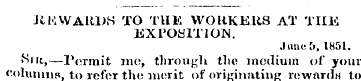 KK WARDS TO THE WOUKERS AT THE EXPOSITIO...