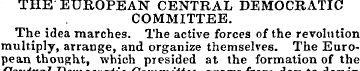 THE EUROPEAN CENTRAL DEMOCRATIC COMMITTE...