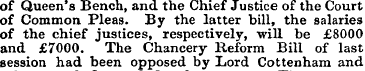 of Queen's Bench, and the Chief Justice ...