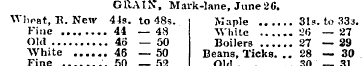 GRAIN, Mark-lane, June26. Wheat, R. New ...