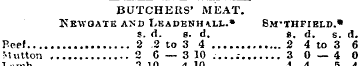 BUTCHERS' MEAT. KBWOATE AND LeaDENHUL.* ...